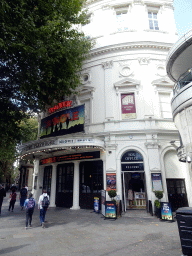 Front of the Playhouse Theatre at the crossing of Northumberland Avenue and Embankment Place