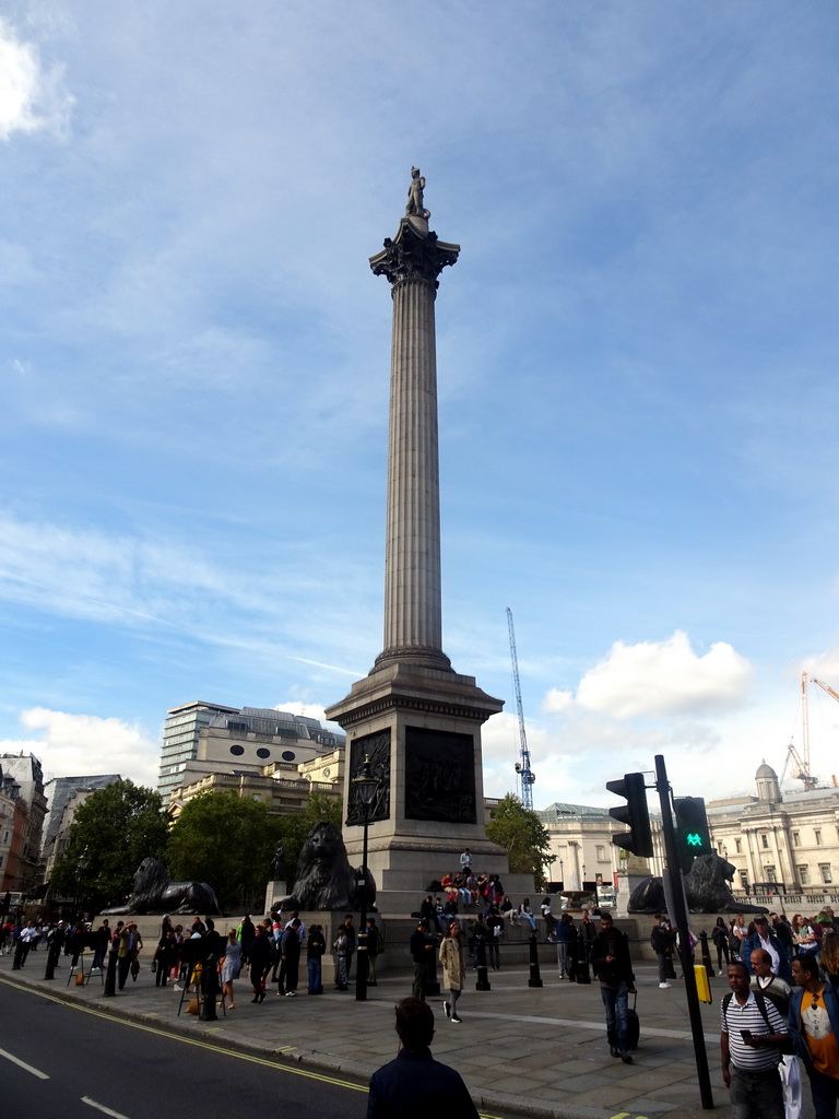 Nelson`s Column at Trafalgar Square