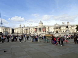 Trafalgar Square with the front of the National Gallery