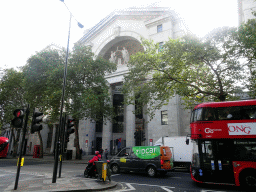 Front of the St. Mary le Strand church at the Strand street