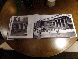 Book with old photos of Christ`s Hospital and the General Post Office, at the Holborn Dining Room
