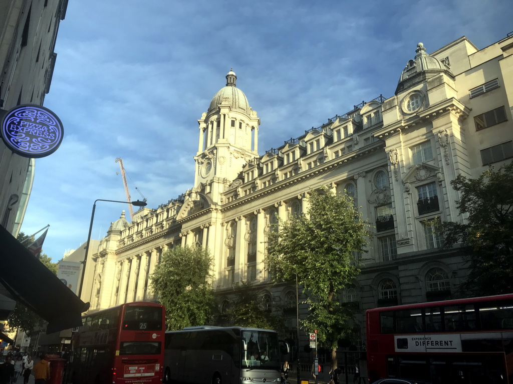 Front of the Rosewood London hotel and the Holborn Dining Room at the High Holborn street