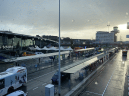 Front of Schiphol Airport, viewed from the walkway from the P1 parking garage