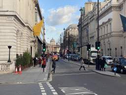 The Pall Mall Street with the National Gallery, viewed from Waterloo Place