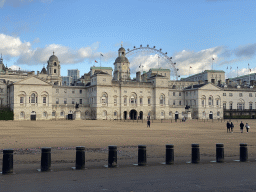 The Horse Guards Parade with the Horse Guards building and the London Eye