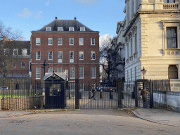 West entrance to Downing street at the Horse Guards Road