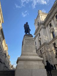 The Robert Clive Memorial at the west side of King Charles Street