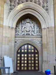 Gate at the Ground Floor of the Victoria Tower at the Palace of Westminster