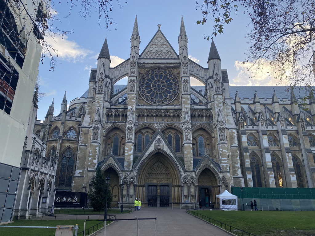 North side of Westminster Abbey, viewed from Parliament Square