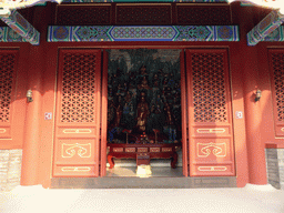 Back side of the central hall of the Nanshan Temple