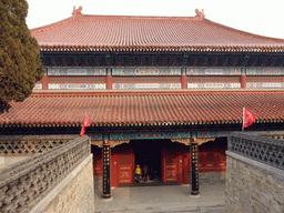 Back side of the central hall of the Nanshan Temple