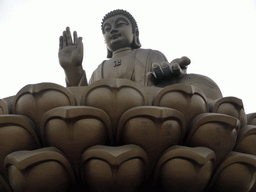 Front left side of the Nanshan Great Buddha