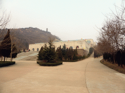 The Temple with the Jade Buddha and its staircase