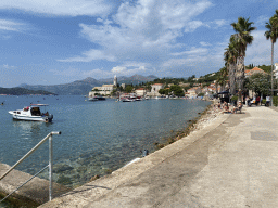 The Obala Iva Kuljevana street, boats at the Lopud Harbour, the Plaa Dubrava Pracat beach, the Church of Sveta Marija od pilice and Ruda island