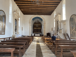 Nave, apse and altar of the Dominican Monastery & St. Nicholas Church