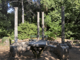 Pillars and altar at the Ðordic-Mayneri Park