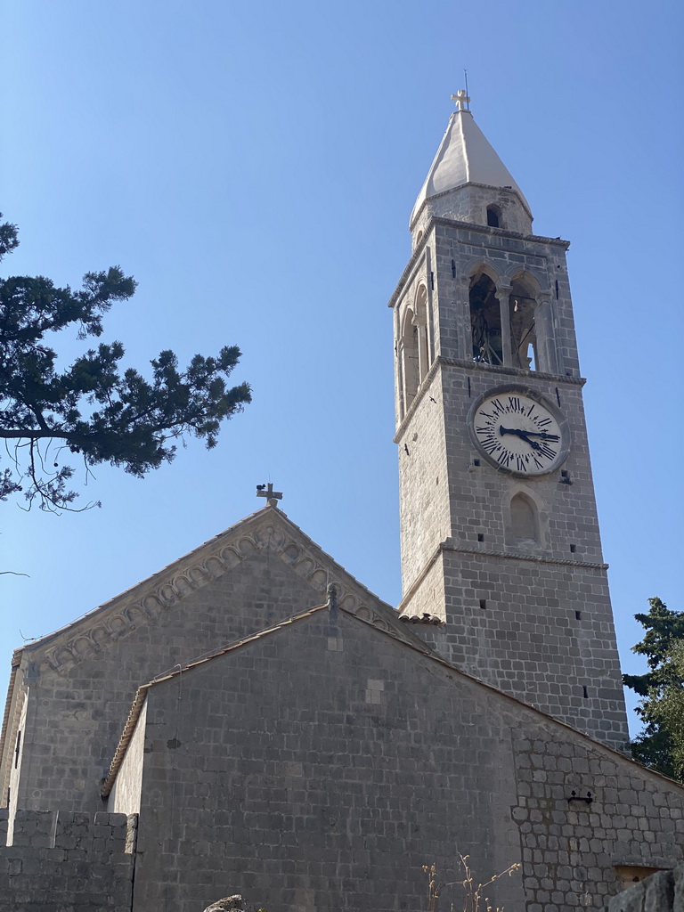 Front and tower of the Church of Sveta Marija od pilice