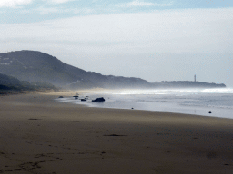 East side of the beach at Eastern View and the Split Point Lighthouse at Aireys Inlet