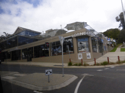 Front of the Lorne Hotel at Mountjoy Parade, viewed from our tour bus