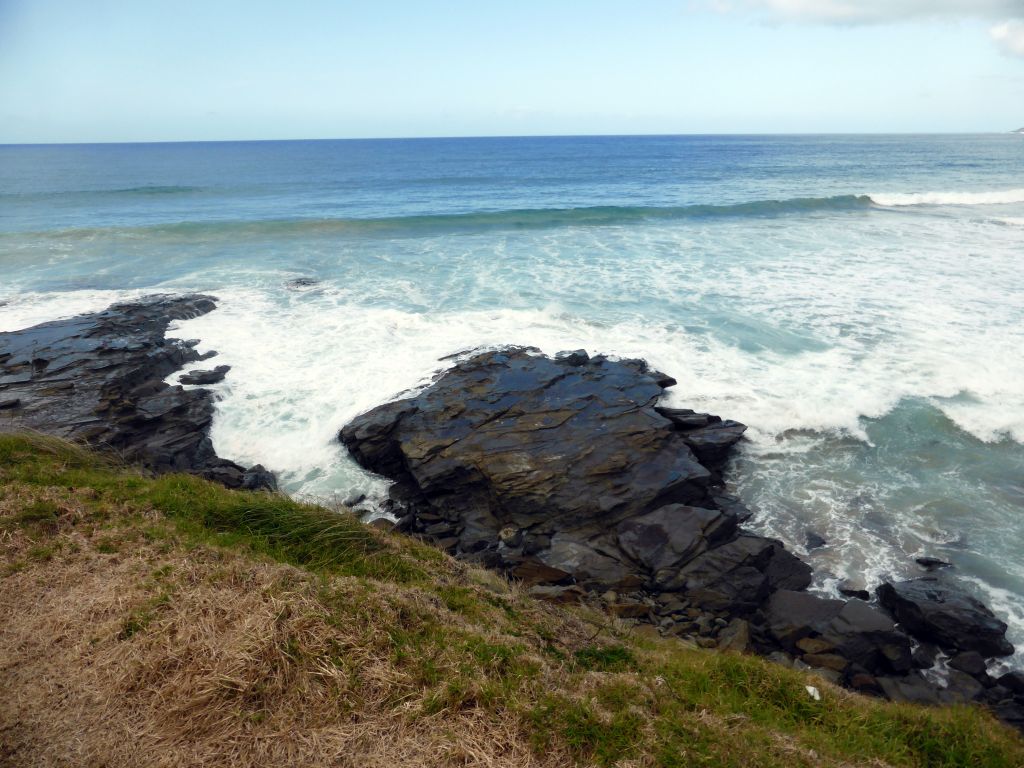 Cliffs at a viewing point next to the Great Ocean Road, near the Cumberland River Holiday Park