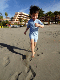 Max at the Playa de Los Cristianos beach