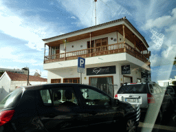 Building at the Avenida Jose Gonzalez Forte street, viewed from the rental car