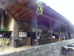 Front of the Snack Bar near the entrance of the Palmitos Park