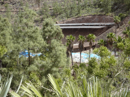 The Dolphinarium at the Palmitos Park, viewed from the Cactus Garden