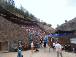 Entrance to the Dolphinarium at the Palmitos Park, just before the Dolphin Show