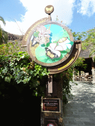 Sign in front of the Butterflies House at the Palmitos Park