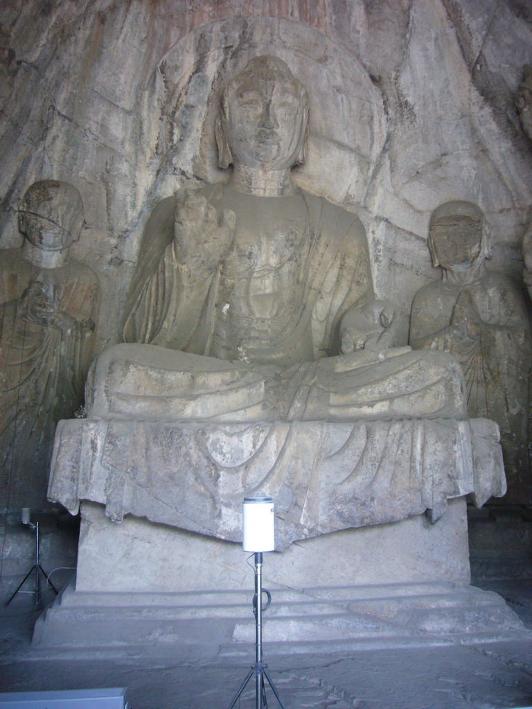 Buddha statue in the Qianxi Temple at the Longmen Grottoes