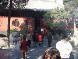 Front of the Hall of Heavenly Kings at the White Horse Temple