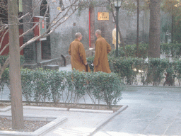 Buddhist monks at the White Horse Temple