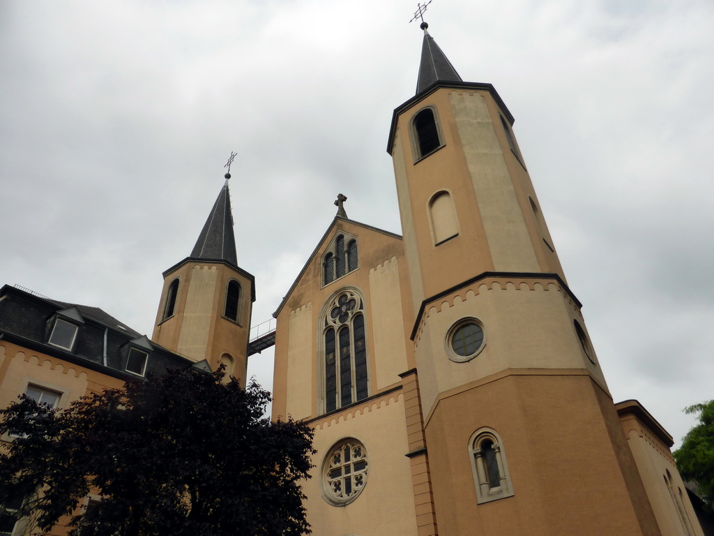 The Eglise Saint-Alphonse church at the Rue Beaumont street