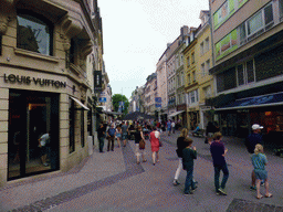The Avenue de la Porte-Neuve shopping street