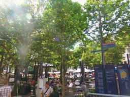 Market at the Place d`Armes square