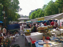 Market at the Place d`Armes square