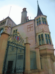 Back gate of the Grand Ducal Palace at the Rue du Rost street