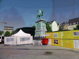 The statue of King William II of the Netherlands at the Place Guillaume II square