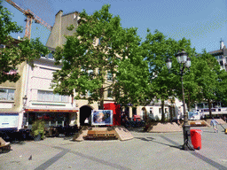 West side of the Place Guillaume II square