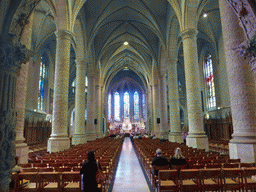Nave, apse and altar of the Notre-Dame Cathedral