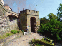 Gate at the Montée du Grund street