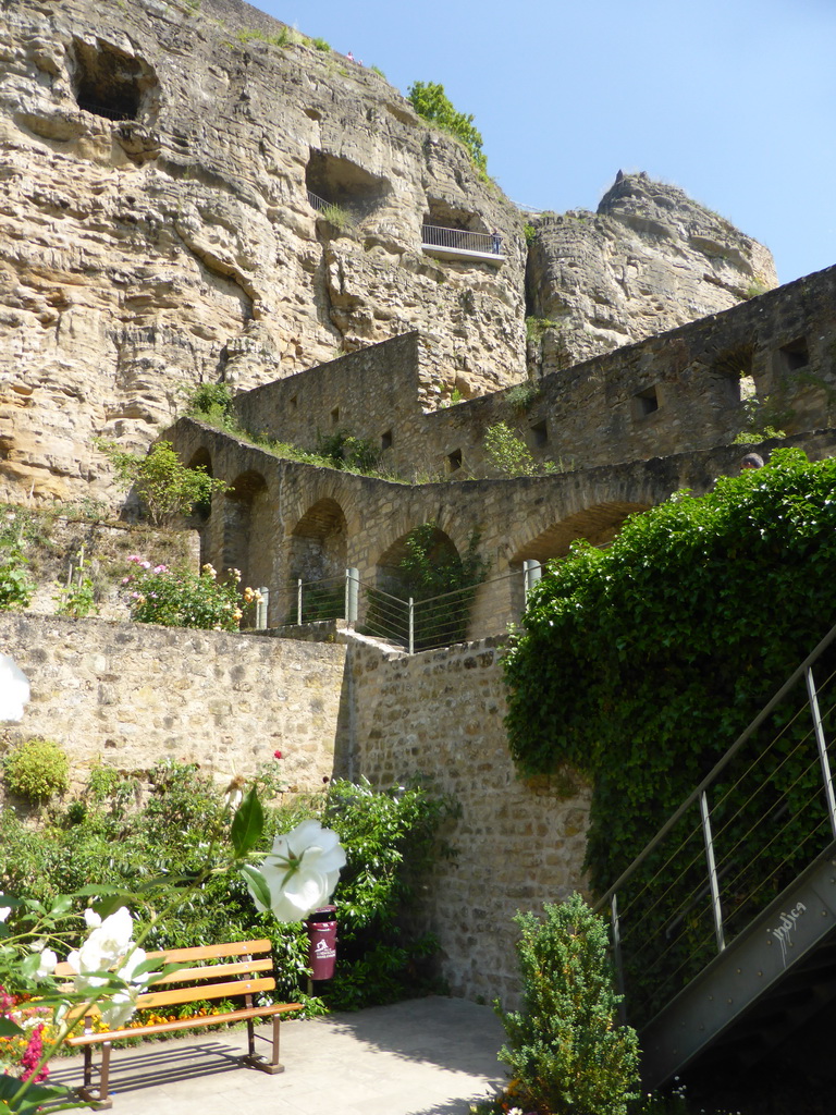 The Wenzel Wall below the Casemates du Bock