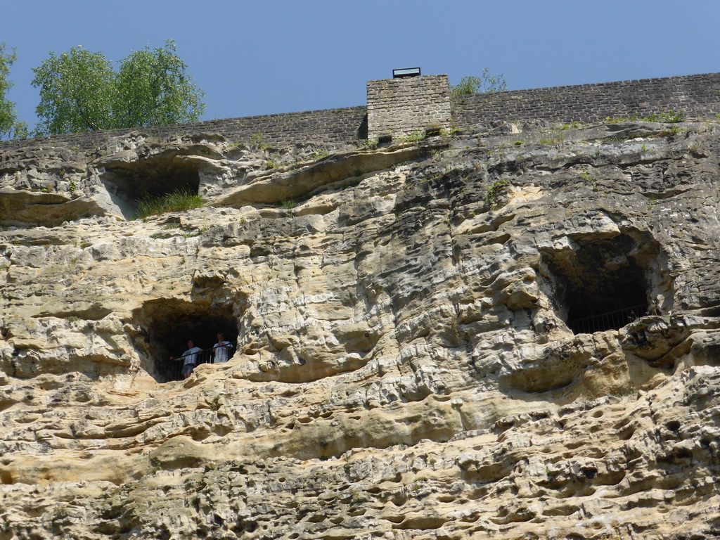The Casemates du Bock, viewed from the gardens below