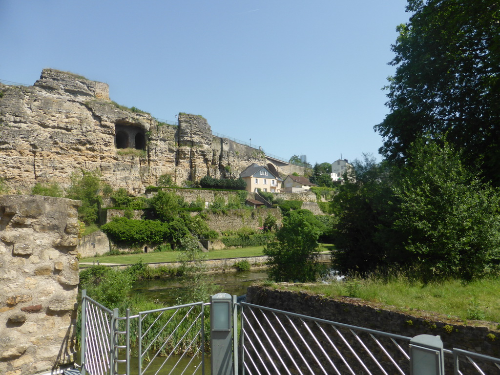 The east side of the Casemates du Bock, viewed from the Wenzel Wall