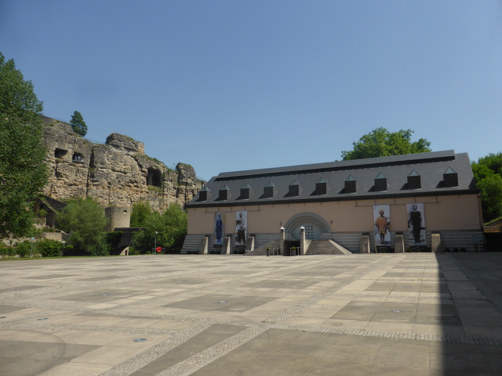 The outer square and the northeast building of the Abbey of Neumünster