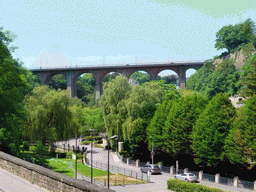 The Viaduc bridge, viewed from the Montée de la Pétrusse street