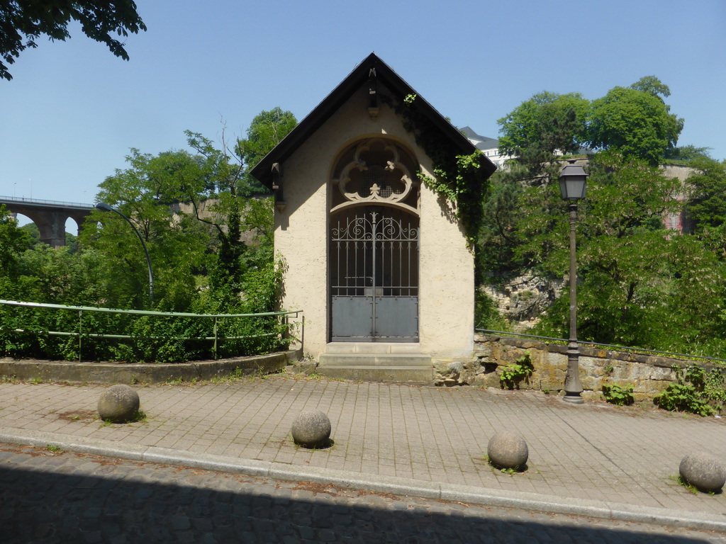 Small chapel at the Montée de la Pétrusse street