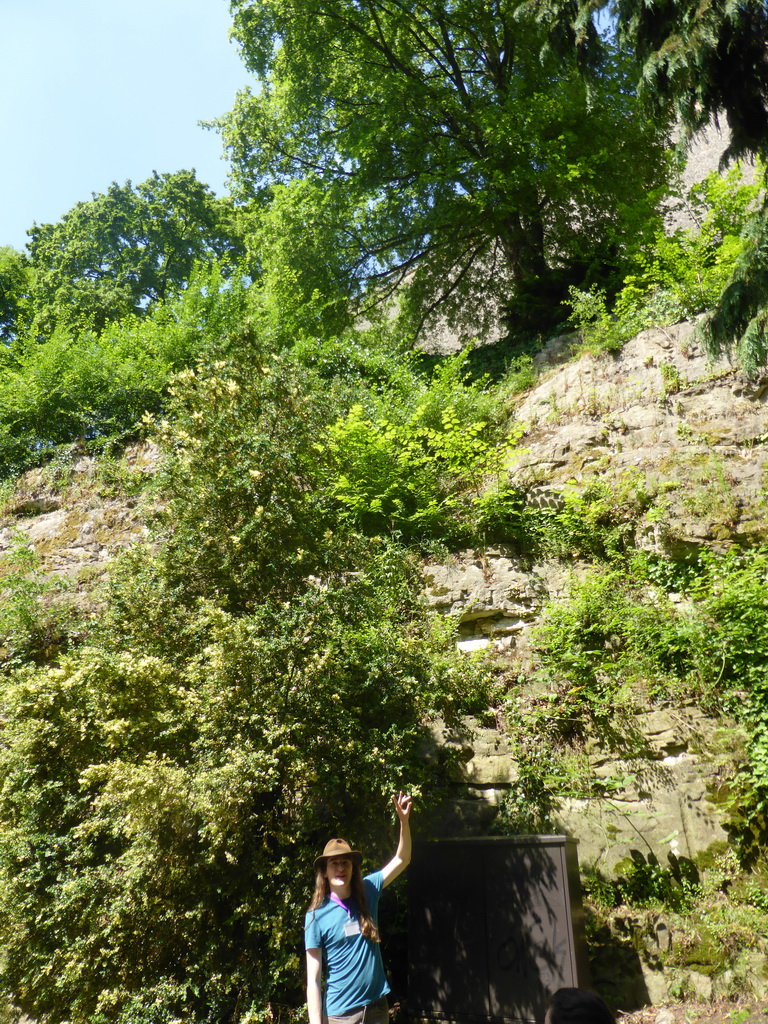 Our tour guide at the Vallée de la Pétrusse valley