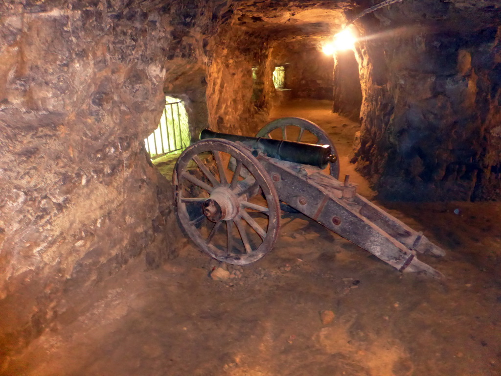 Cannon at the Bastion side of the Casemates de la Pétrusse